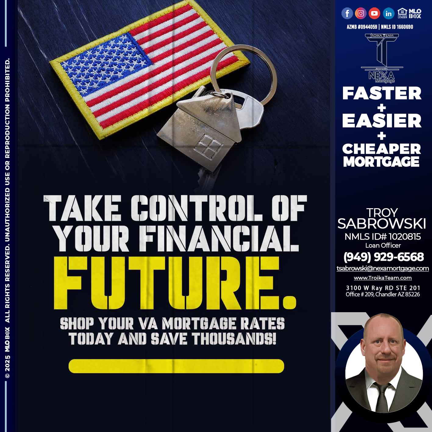 take control - Troy Sabrowski -Loan Officer