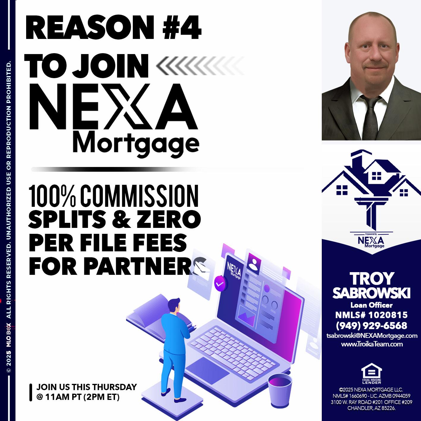 REASON 4 - Troy Sabrowski -Loan Officer