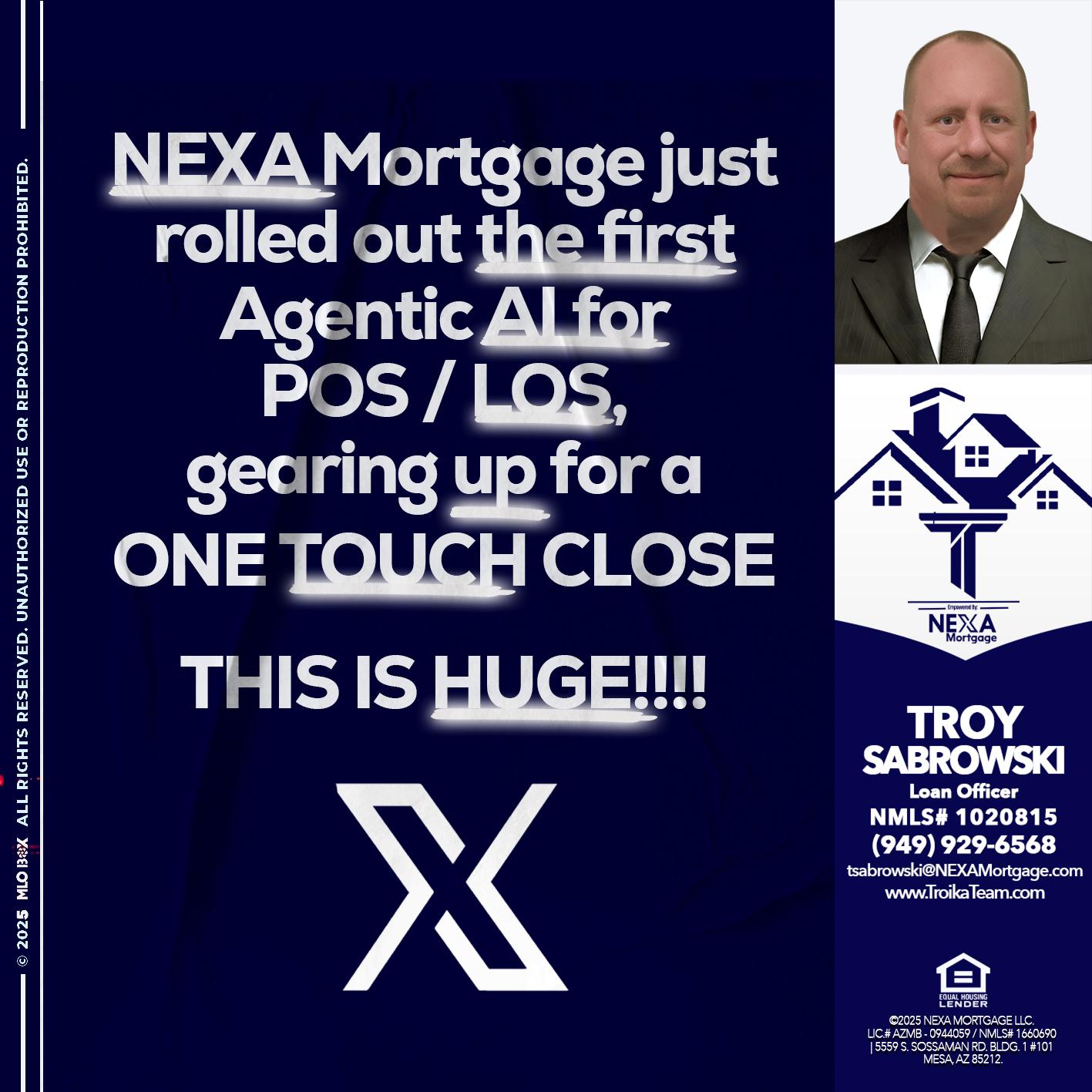 NEXA MORTGAGE - Troy Sabrowski -Loan Officer