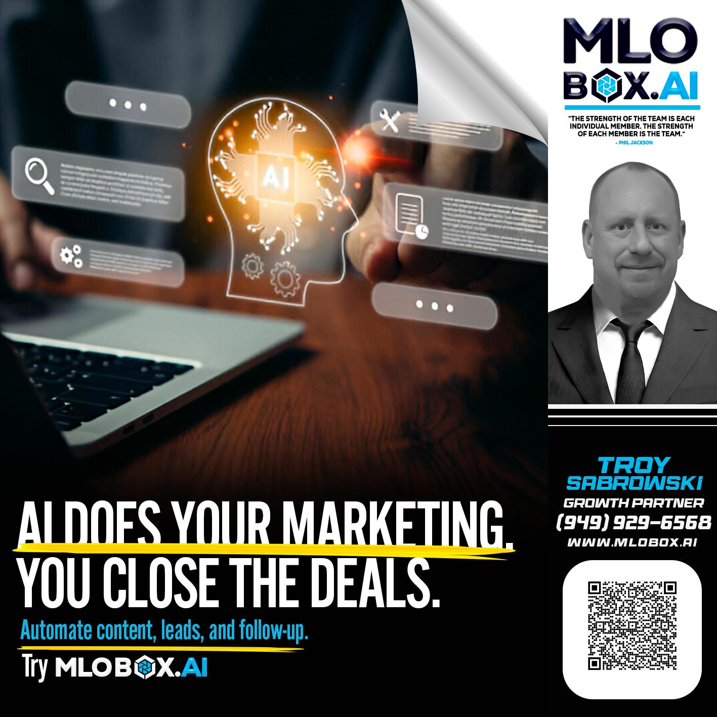 AI DOES - Troy Sabrowski -Loan Officer