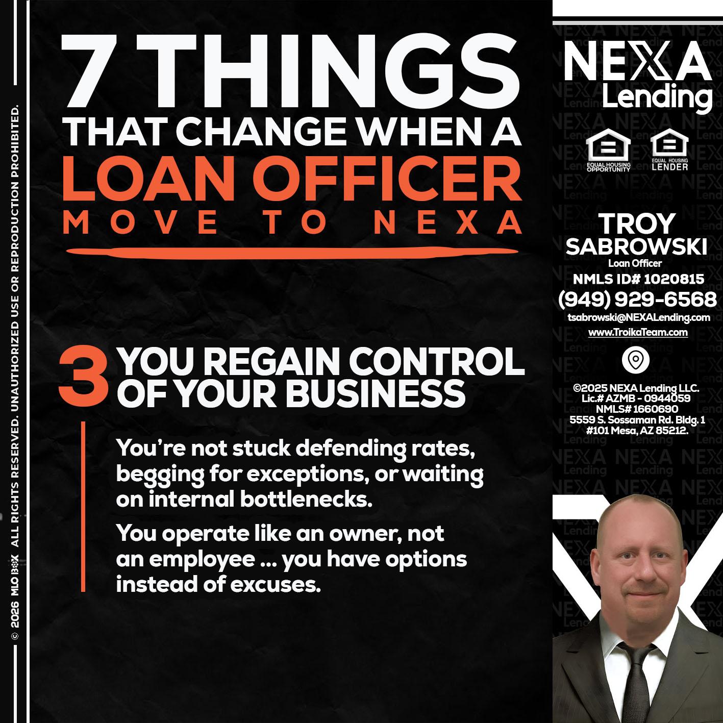 7 things (3) - Troy Sabrowski -Loan Officer
