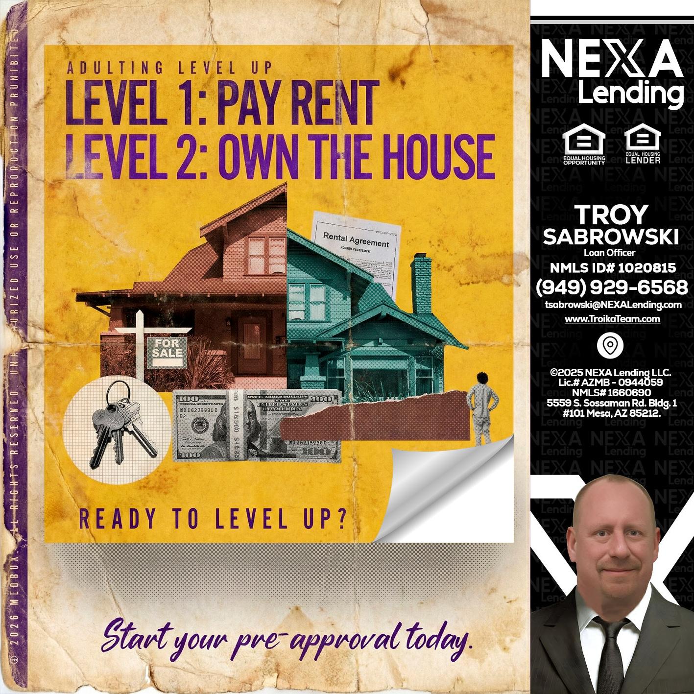 LEVEL 1 - Troy Sabrowski -Loan Officer