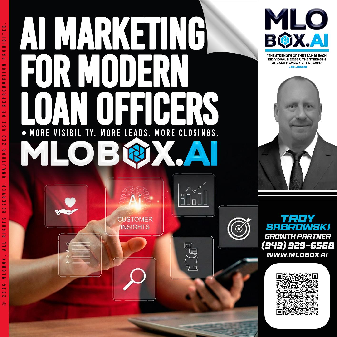 AI MARKETING - Troy Sabrowski -Loan Officer