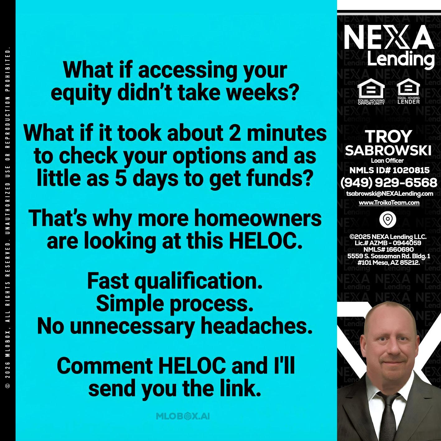 what if - Troy Sabrowski -Loan Officer