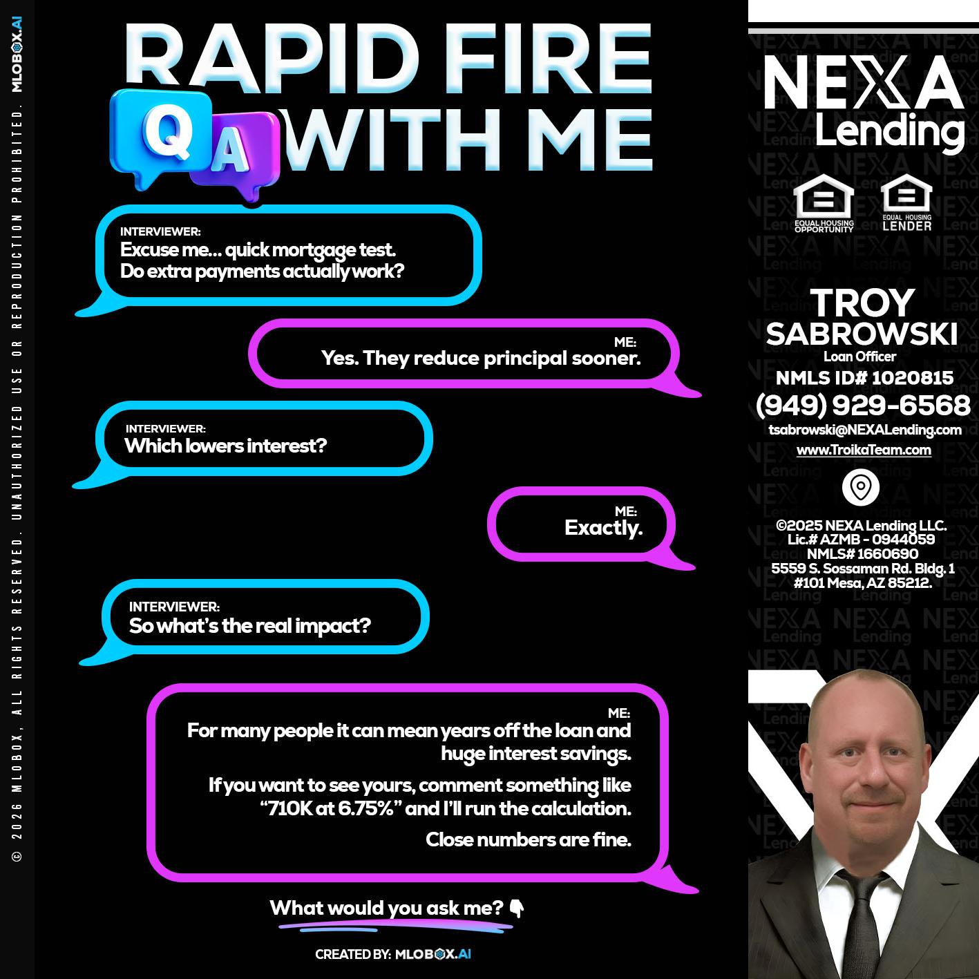 RAPID QA - Troy Sabrowski -Loan Officer