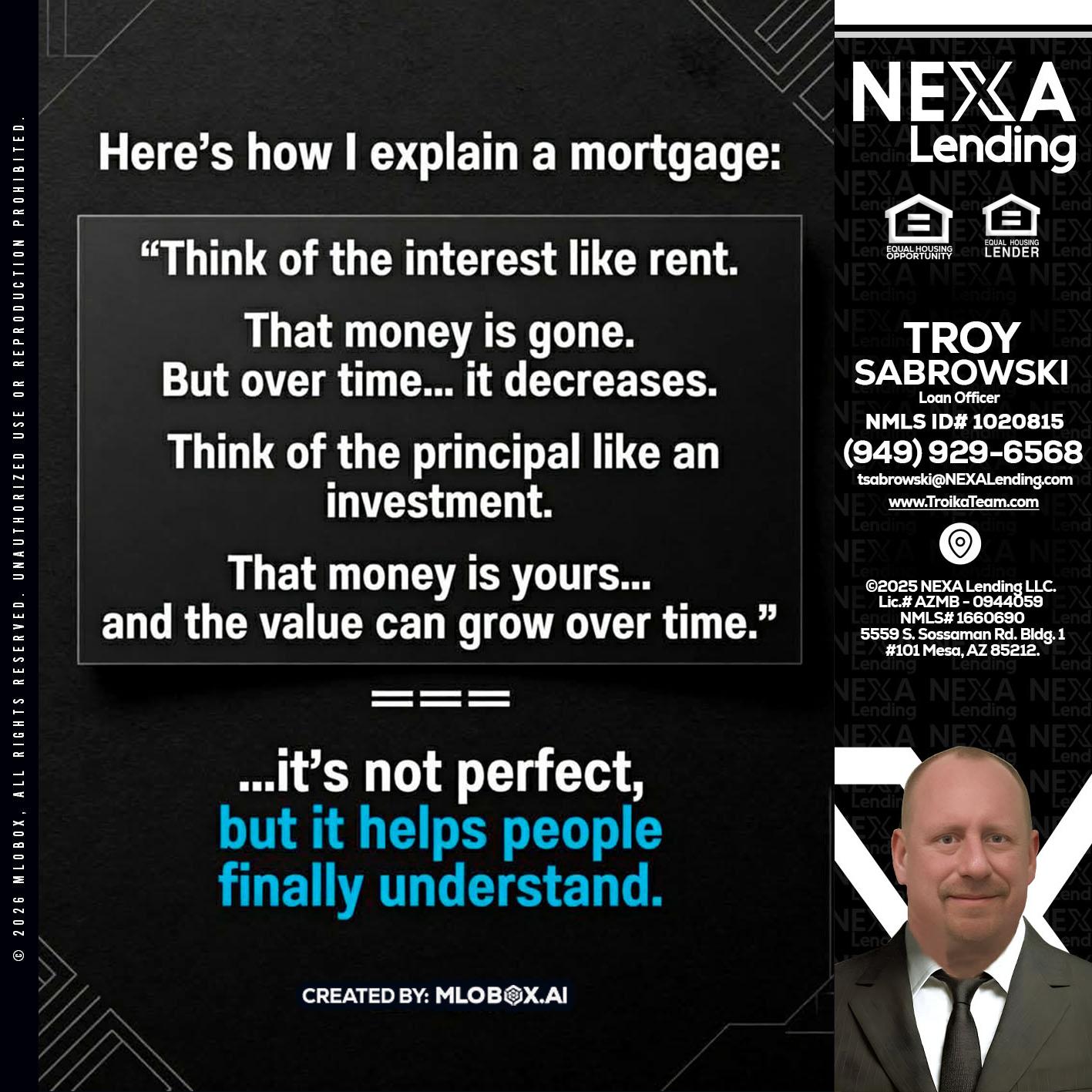 HERES NOW - Troy Sabrowski -Loan Officer